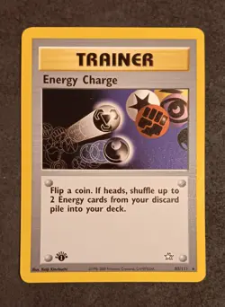 Energy Charge 85/111 - Neo Genesis - 1st Edition - 2000 -Pokemon TCG - Image 1