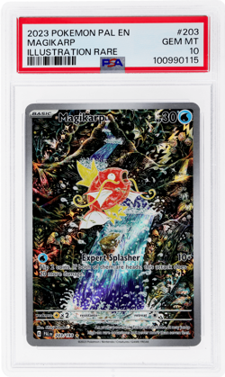 2023 Pokemon SV Paldea Evolved Magikarp Illustration Rare #203 PSA 10 - Image 1