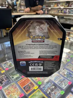 Pokemon Triple Whammy SLAKING Tin 3 Booster Packs 3 Foil Cards TCG New & Sealed - Image 3