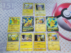Pokemon TCG Pikachu 10 Card Lot / bundle Varying Conditions MP-LP - Image 1
