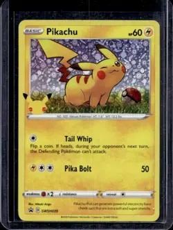 2021 Pokemon 25th Anniversary General Mills Promo Pikachu #SWSH039 - Image 1