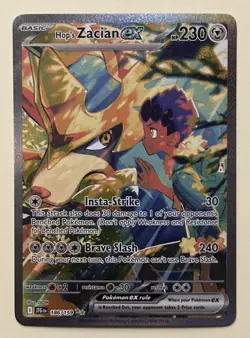 Pokemon TCG Hop's Zacian EX 186/159 Journey Together SIR 2025 - Image 1
