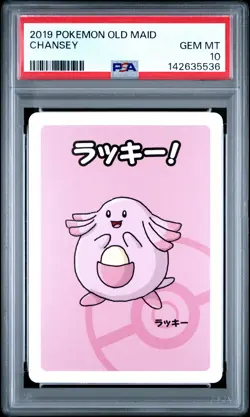 2019 POKEMON OLD MAID CHANSEY PSA 10 - Image 1