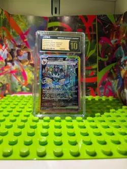 CGC Pristine 10 Vaporeon ex SAR 205/187 Japanese Terastal Fest 2024 Pokemon - Image 1