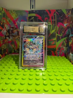 CGC Pristine 10 Vaporeon ex SAR 205/187 Japanese Terastal Fest 2024 Pokemon - Image 3