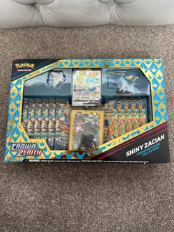 POKEMON CROWN ZENITH Shiny Zacian - Premium Figure Collection Box - NEW SEALED - Image 2