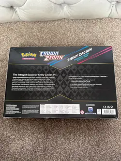 POKEMON CROWN ZENITH Shiny Zacian - Premium Figure Collection Box - NEW SEALED - Image 3