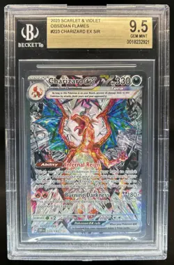 2023 Pokemon SV Obsidian Flames - OBF EN Charizard ex #223/197 BGS 9.5 - Image 1