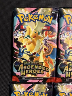 Pokemon TCG Ascended Heroes Booster Pack Bundle (6 Packs) Factory Sealed - Image 2