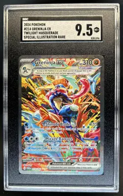 2024 Pokemon Twilight Masquerade Greninja ex #214/167 SGC 9.5 - Image 1