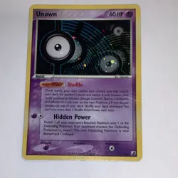 Pokemon Unown (I) I/28 Unseen Forces Holo Rare Basic 60 HP - Image 1