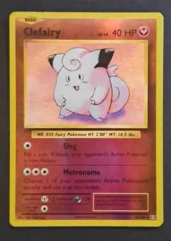 Clefairy Holo Rare Reverse Holo XY - Evolutions 63/108 Pokemon TCG - Image 1