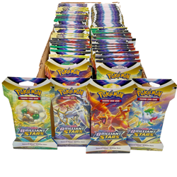 Lot of (144) Pokemon SWSH Brilliant Stars Sleeved Booster Packs SEALED NEW - Image 1