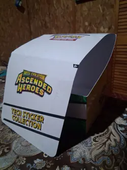 Pokemon TCG Ascended Heroes Tech Sticker Collection Display Box EMPTY NO PACKS - Image 2