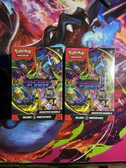 Lot of 2 Pokemon TCG Phantasmal Flames Booster Bundles – New & Sealed - Image 1