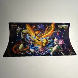 Pokemon TCG Hidden Fates Playmat Shiny Charizard, Rayquaza, Mewtwo 2019 - Image 1