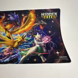Pokemon TCG Hidden Fates Playmat Shiny Charizard, Rayquaza, Mewtwo 2019 - Image 3