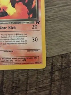 Pokemon TCG Dark Rapidash Team Rocket Uncommon 44/82 60 HP Regular - Image 3