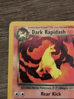Pokemon TCG Dark Rapidash Team Rocket Uncommon 44/82 60 HP Regular - Image 5