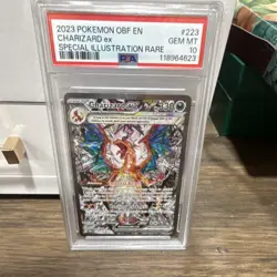 Pokemon Charizard ex Obsidian Flames Special Illustration Rare Holo PSA 10 - Image 1