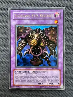 Yugioh Thousand-Eyes Restrict Unlimited Edition Ultra Rare PSV-084 LP - Image 1