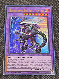 Borreload Furious Dragon X1 Ultra Rare 1st Edition SDRR-EN042 Yugioh LP -- L10 - Image 2