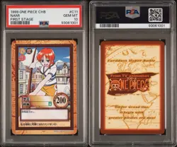 PSA 10 NAMI C11 First Stage One Piece Card Japanese Vintage From Japan (POP 6) - Image 3