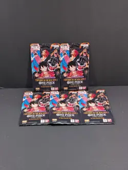 One Piece OP-09 Emperors in the New World One Piece Sleeved Booster Lot Of (5) - Image 5