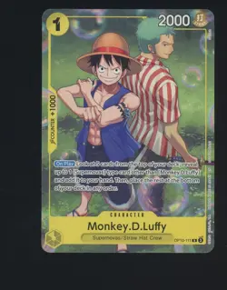 One Piece English OP10-111 Monkey D Luffy Set Sail Event Rare - Image 1