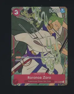 One Piece English OP01-025 Roronoa Zoro English Version 1st Anniversary Set - Image 1
