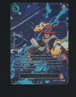 One Piece English OP13-EB02 Portgas D Ace Special Alternate Art Rare #28 - Image 1