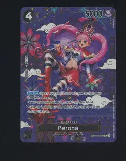 One Piece English OP06-EB04 Perona Special Alternate Art Super Rare #093 - Image 1