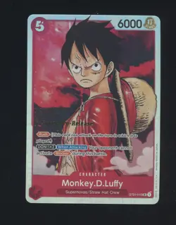 One Piece English ST01-012 Monkey D Luffy Super Pre-Release Super Rare - Image 1