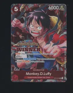 One Piece English ST01-012 Monkey D Luffy Treasure Cruse Winner - Image 1