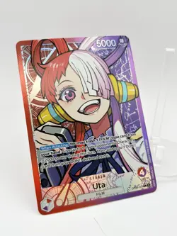 2024 One Piece OP06-001 Uta NM Alternate Alt Art Leader Wings of the Captain - Image 2