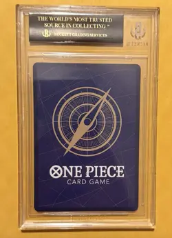 2025 One Piece Promo JPN #ST21014 Monkey D Luffy SR 20th BGS Pris 10 Black Label - Image 3