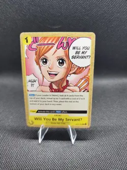 Bandai One Piece CCG Nami Will You Be My ServantU EB03-060 Event 1 Cost Heroines - Image 1