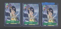 Lot of (3) One Piece English OP12-031 Tashigi Alternate Art Rare - Image 1