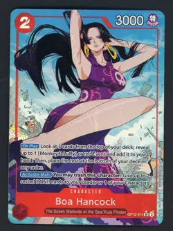 One Piece English OP12-014 Boa Hancock Alternate Art Super Rare - Image 1