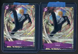 Lot of (2) One Piece English OP12-070 Sanji Alternate Art Super Rare - Image 1