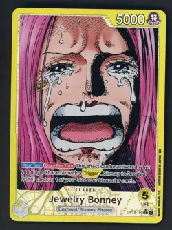 One Piece English OP13-100 Jewelry Bonney Alternate Art Leader - Image 1