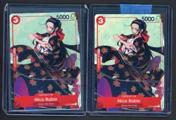 Lot of (2) One Piece English ST01-008 Nico Robin Gift Collection 2023 - Image 1