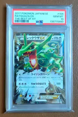 Pokemon Card PSA10 Rayquaza EX 104/171 THE BEST OF XY - Image 4