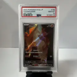 Pokemon Charmander 168/165 Sv2a: Card 151 Art Rare Holo PSA 10 TCG - Image 1
