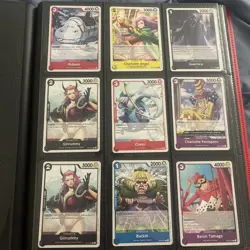 Bandai One Piece TCG Random Bulk Binder Lot Of 38 Cards - Image 1