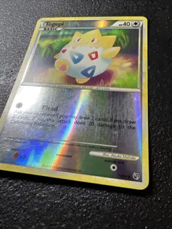 Pokemon Card - Togepi Undaunted 70/90 Common Reverse Holo LP+ - Image 2