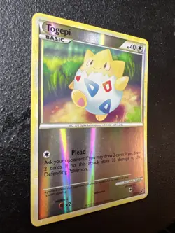 Pokemon Card - Togepi Undaunted 70/90 Common Reverse Holo LP+ - Image 3