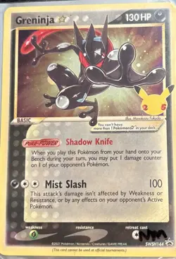 Greninja Star SWSH144 SWSH: Sword & Shield Promo Cards Holo - Image 1