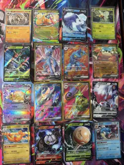 Pokemon 16 Card Lot nm V Max Mega Amazing Ex HOLO Rare Hits Only A27 - Image 1