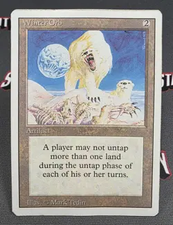 MTG Winter Orb- DAMAGED -3rd Edition Magic the Gathering Card #280 - Image 1